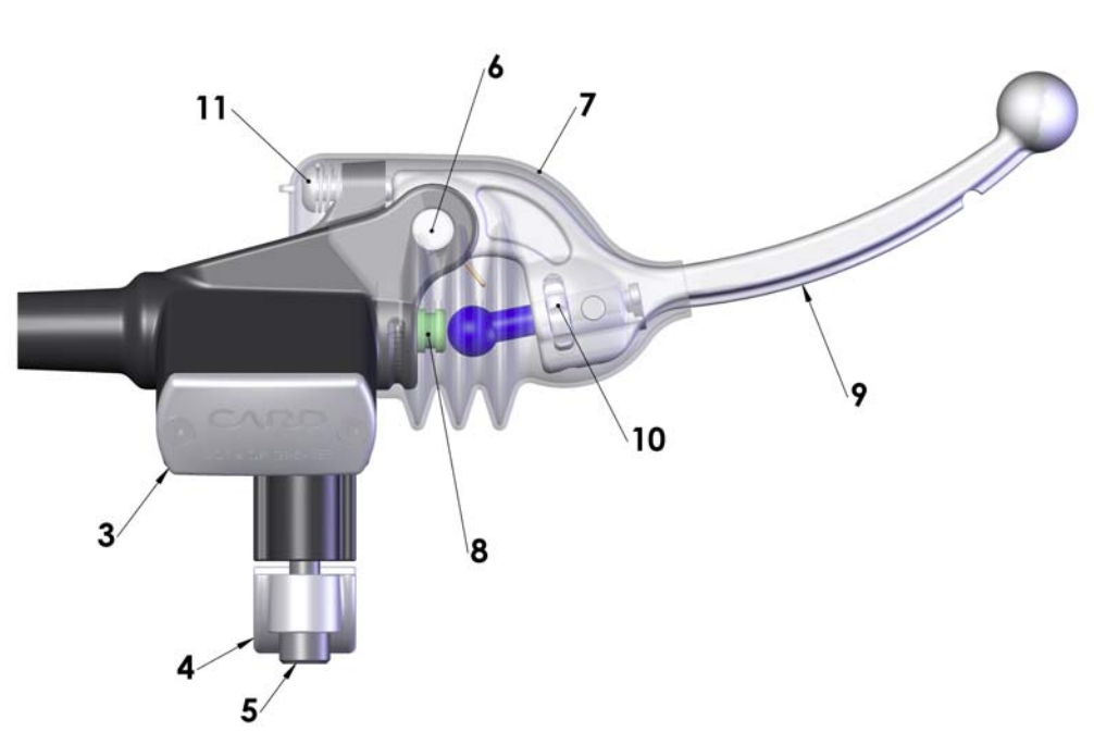 2012 Cobra CX65 Front Brakes  – Master Cylinder