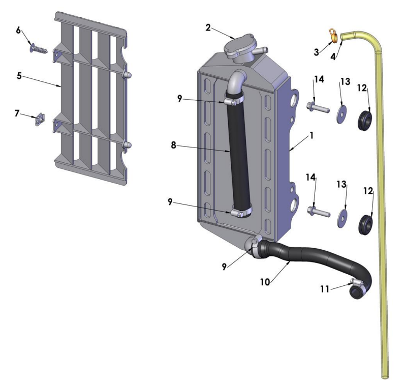 2013 Cobra CX65 Coolant System