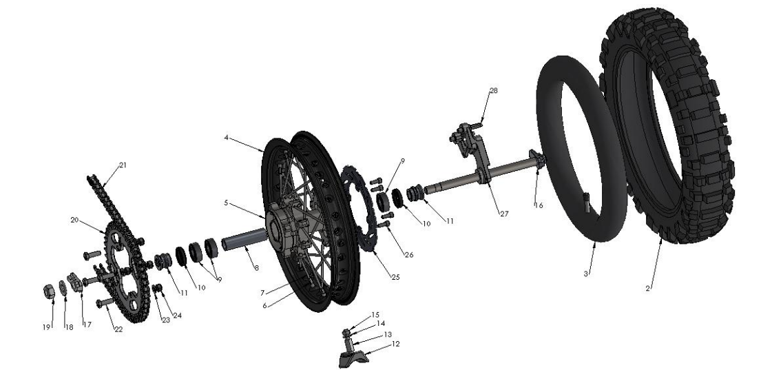 2014 Cobra CX65 Rear Wheel