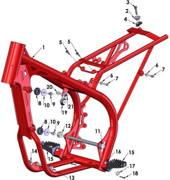 2015 Cobra 50SR (King) Parts – Frame I