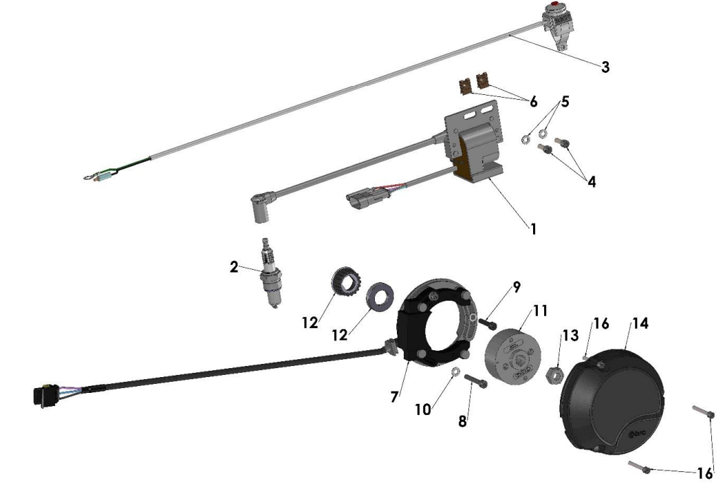 2016 Cobra 50FWE Parts – Electrical System