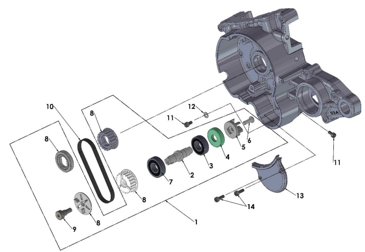 2016 Cobra 50FWE Parts – Engine – Water Pump