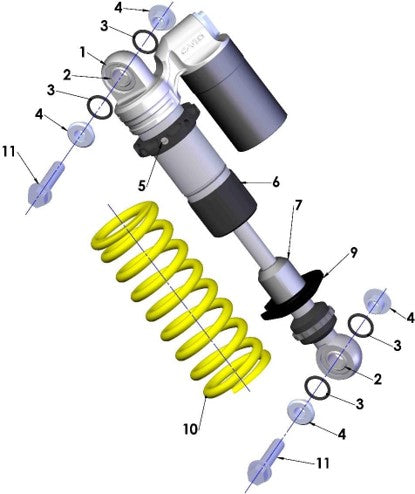 2016 Cobra 50FWE Parts – Shock