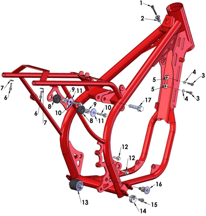 2016 Cobra 50SR (King) Parts – Frame II