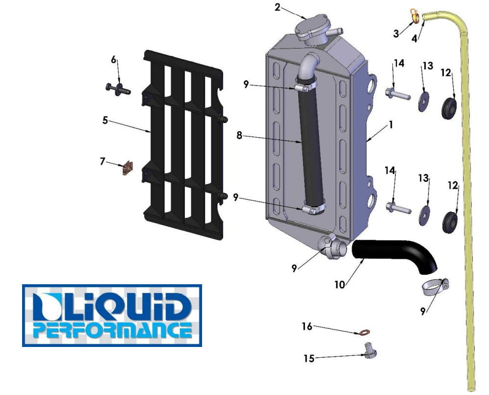 2016 Cobra CX65 Parts – Coolant System