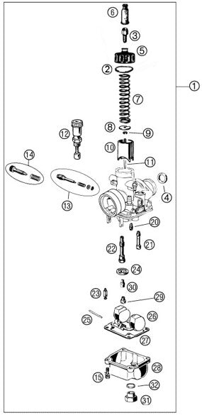 2017 Cobra 50P3 Parts - Carburetor