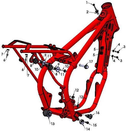 2018 Cobra 50FWE Parts – Frame II