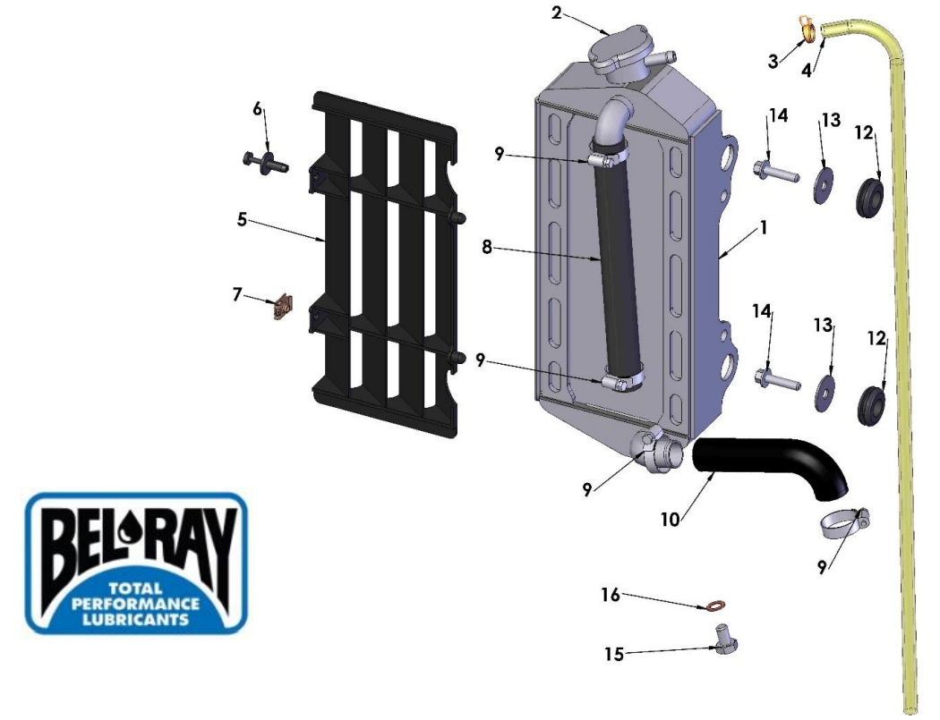 2018 Cobra CX65 Parts - Coolant System