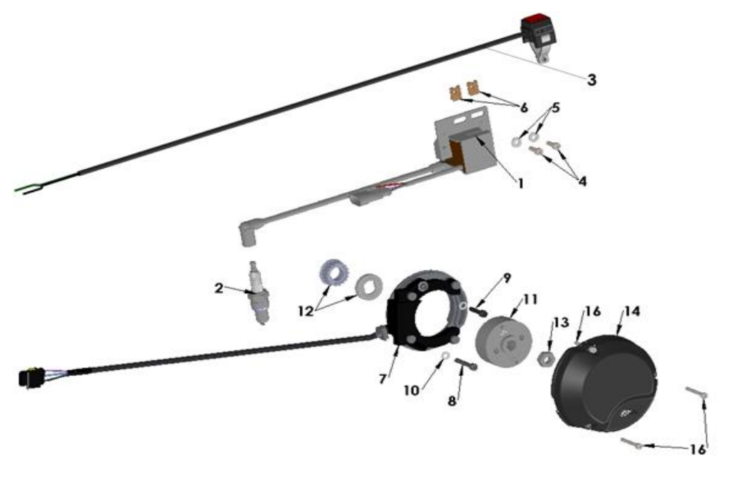 2019 Cobra 50P3 Parts - Electrical System