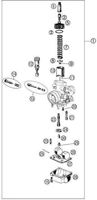 2020-CX50-King Parts- Carburetor