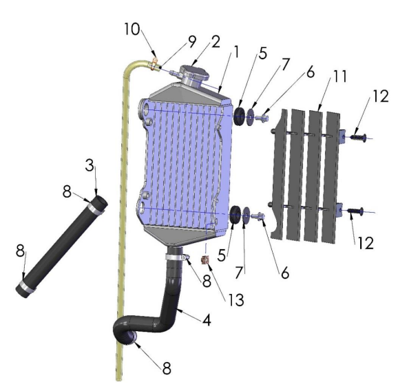 2020-CX50-King Parts- Coolant System