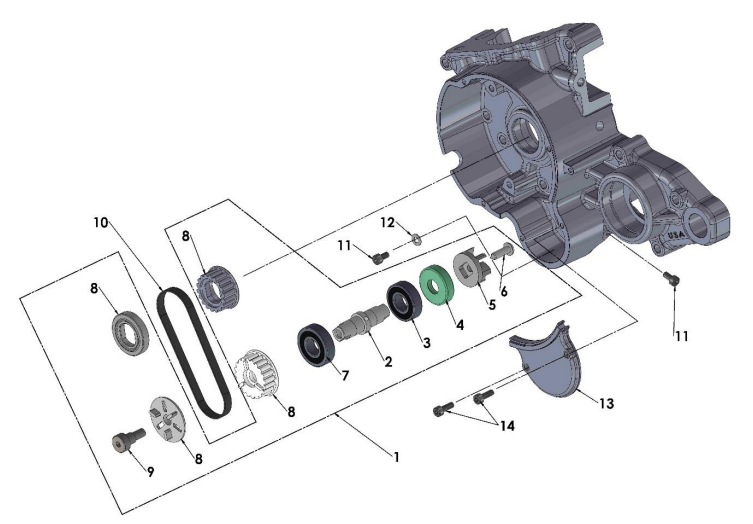 2020-CX50-King Parts- Engine- Water Pump