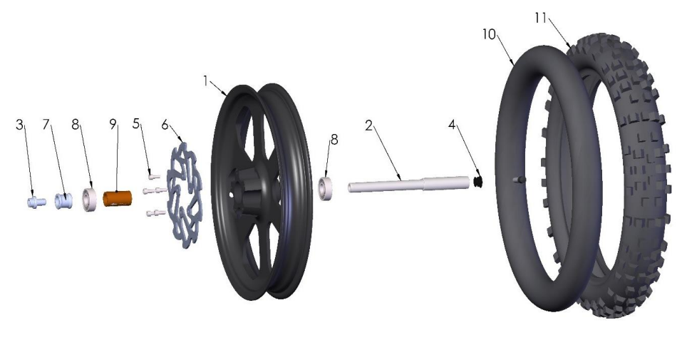 2020-CX50-King Parts- Front Wheel