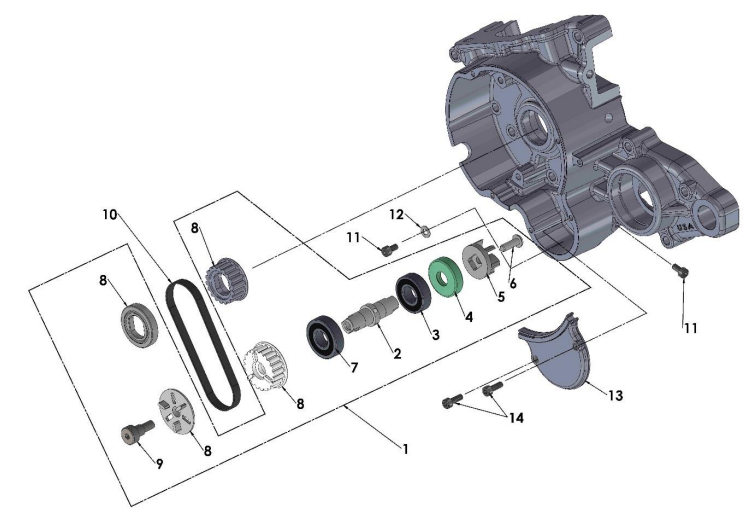 2020-CX50FWE Parts- Engine- Water Pump