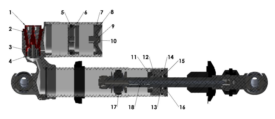 2020-CX65 Parts- Shock- Internal