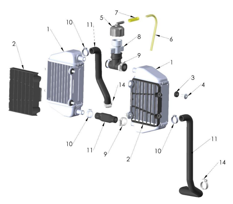 2021-CX50SRX Parts- Coolant System