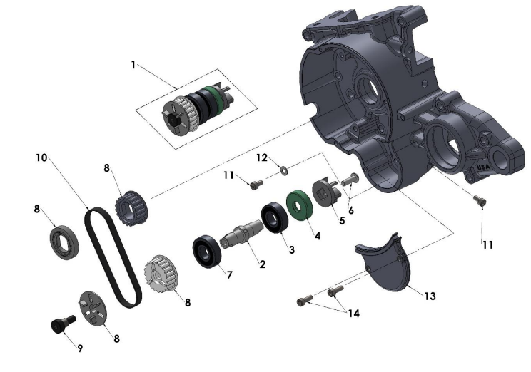 2021-CX50SRX Parts- Engine- Water Pump