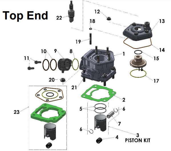 2021-CX50SRx-FWE Parts- Engine- Top End