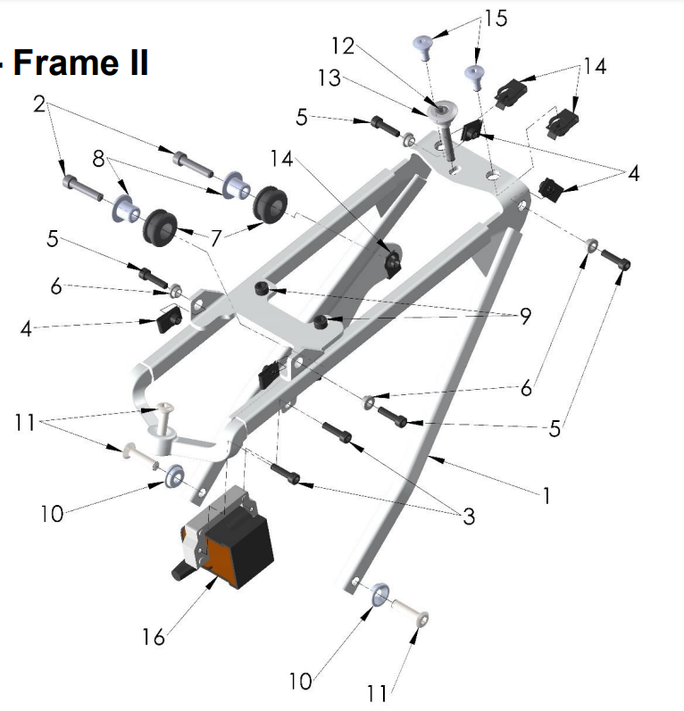 2022-CX50SR-KING Parts- Frame II