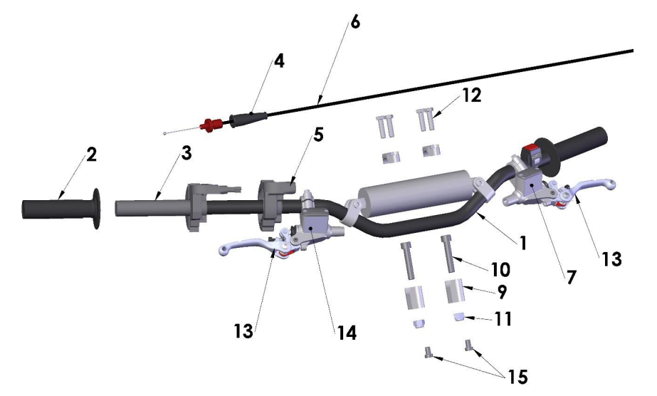 2023 CX65 Parts- Bars and Controls