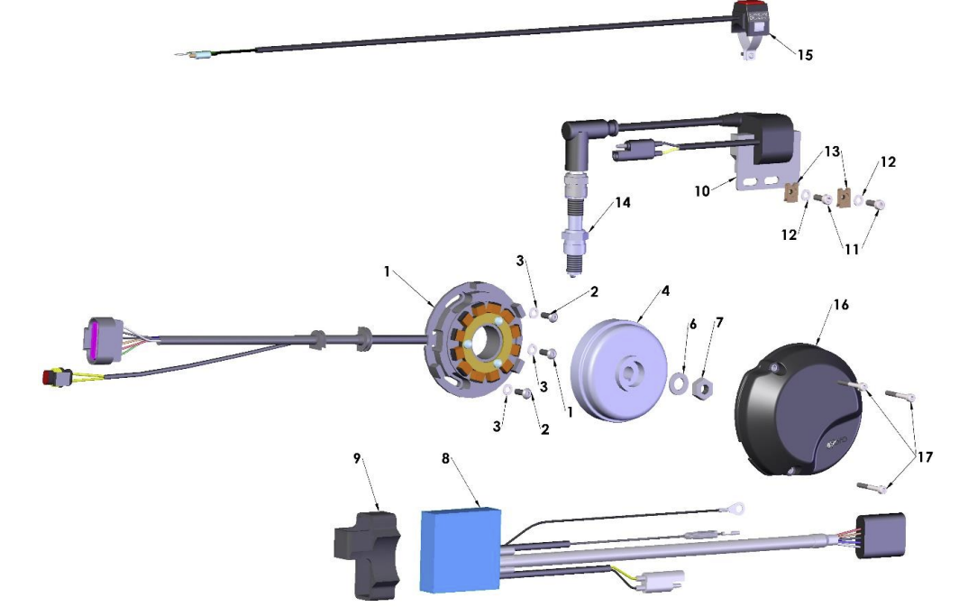 2023 CX65 Parts- Electrical System