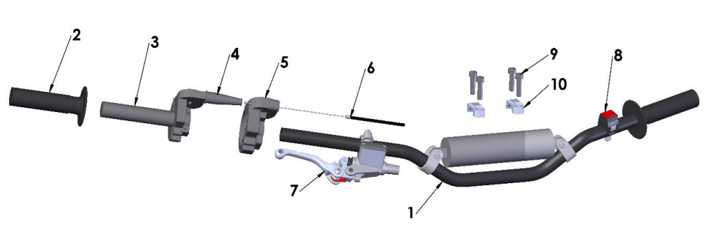 2024 CX50FWE ANNIVERSARY Parts – Bars and Controls