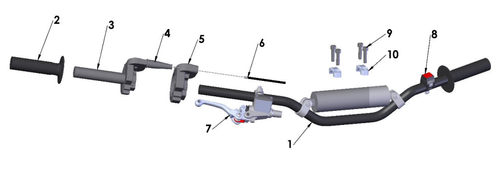 2024 CX50FWE Parts – Bars and Controls