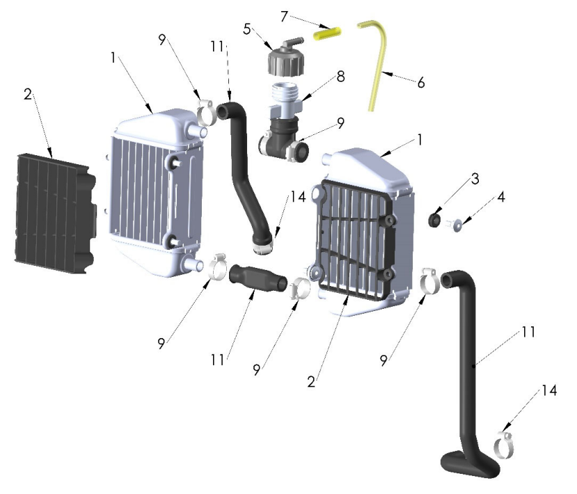 2024 CX50FWE Parts – Coolant System