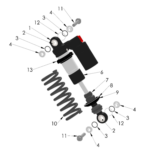 2024 CX50FWE Parts – Shock