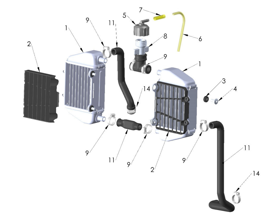 2024 CX50SR Parts - Coolant System