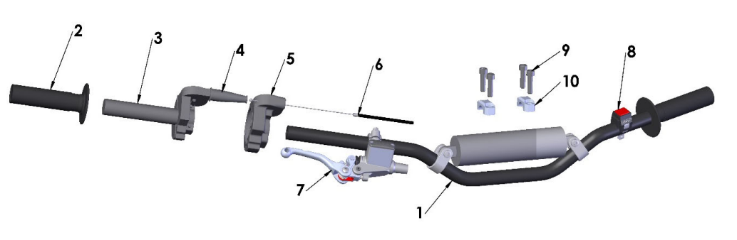 2024 CX50SR Parts – Bars and Controls