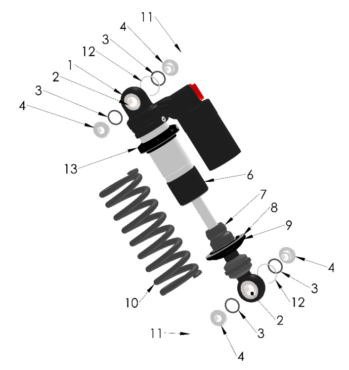 2024 CX50SR Parts – Shock