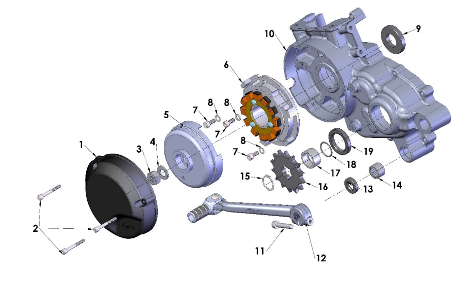 2024 CX65 Parts – Engine – Ignition Side