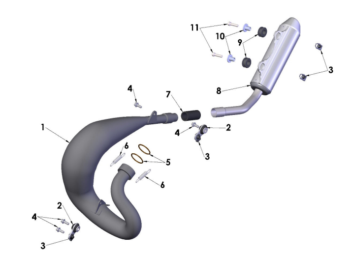 2024 CX65 Parts – Exhaust System