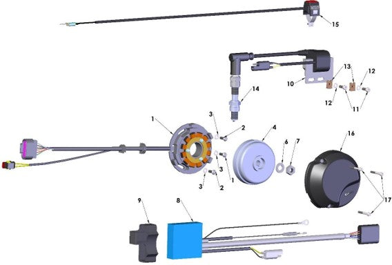 2025 CX65 Parts – Electrical System