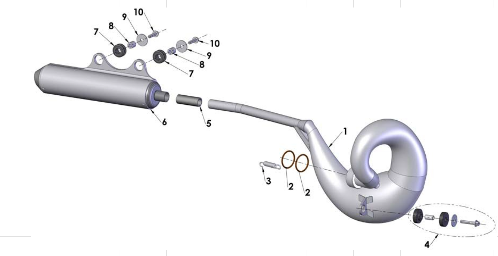 Cobra 50JR 2012 Parts – Exhaust System