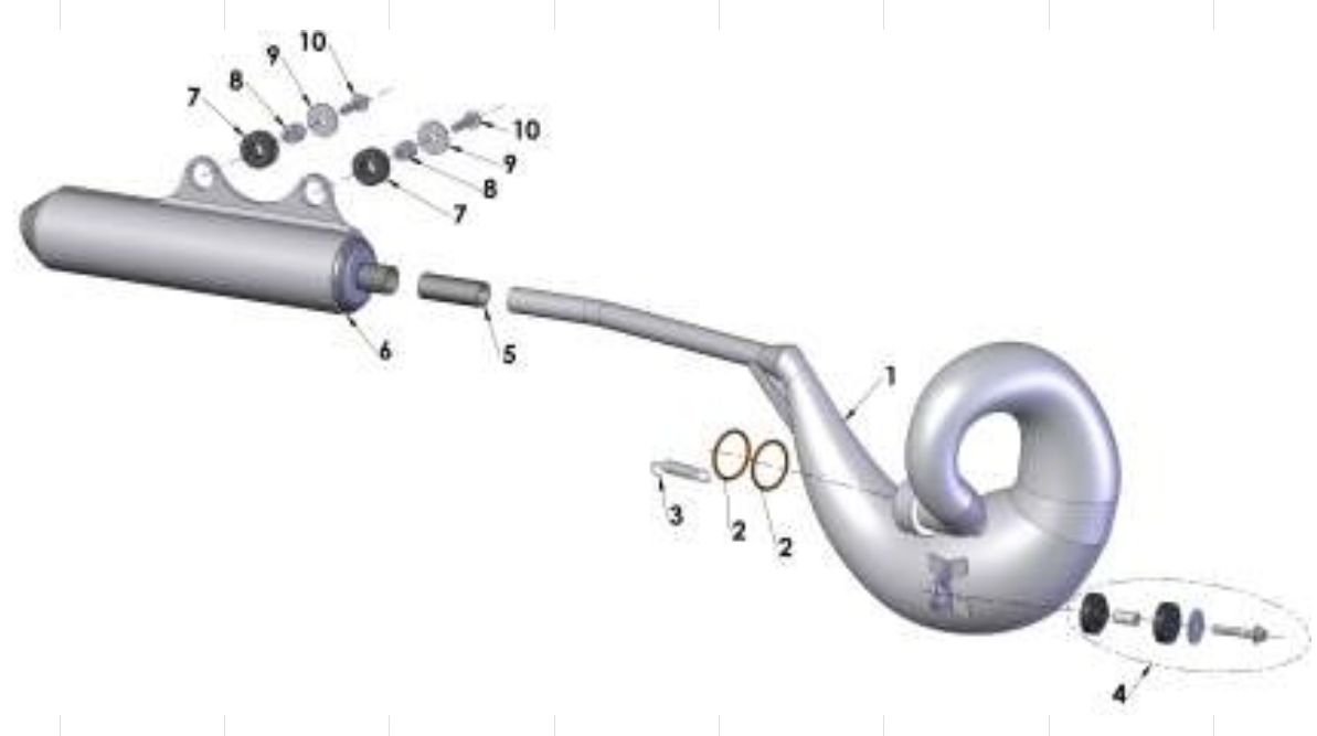 Cobra 50JR 2013 Parts – Exhaust System