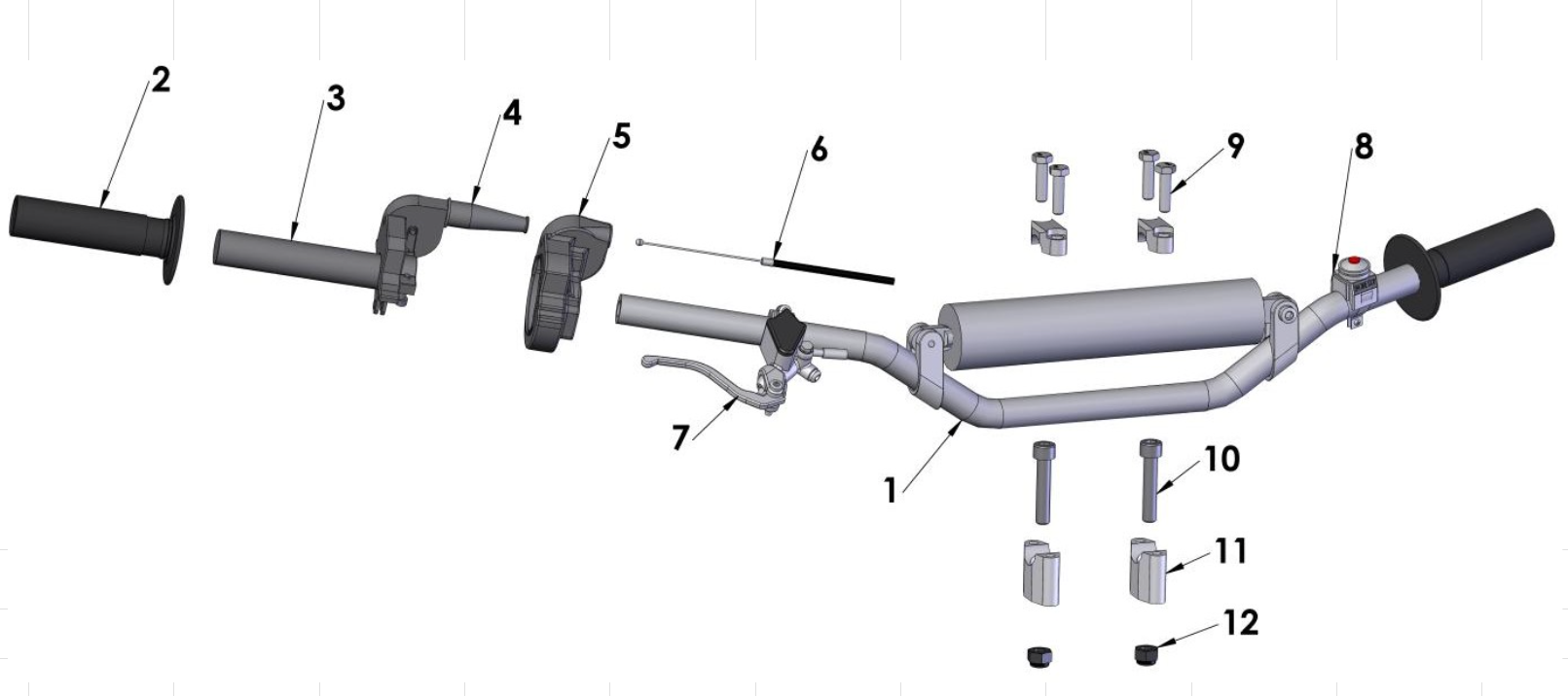 Cobra 50SR (King) 2013 Parts – Bars and Controls