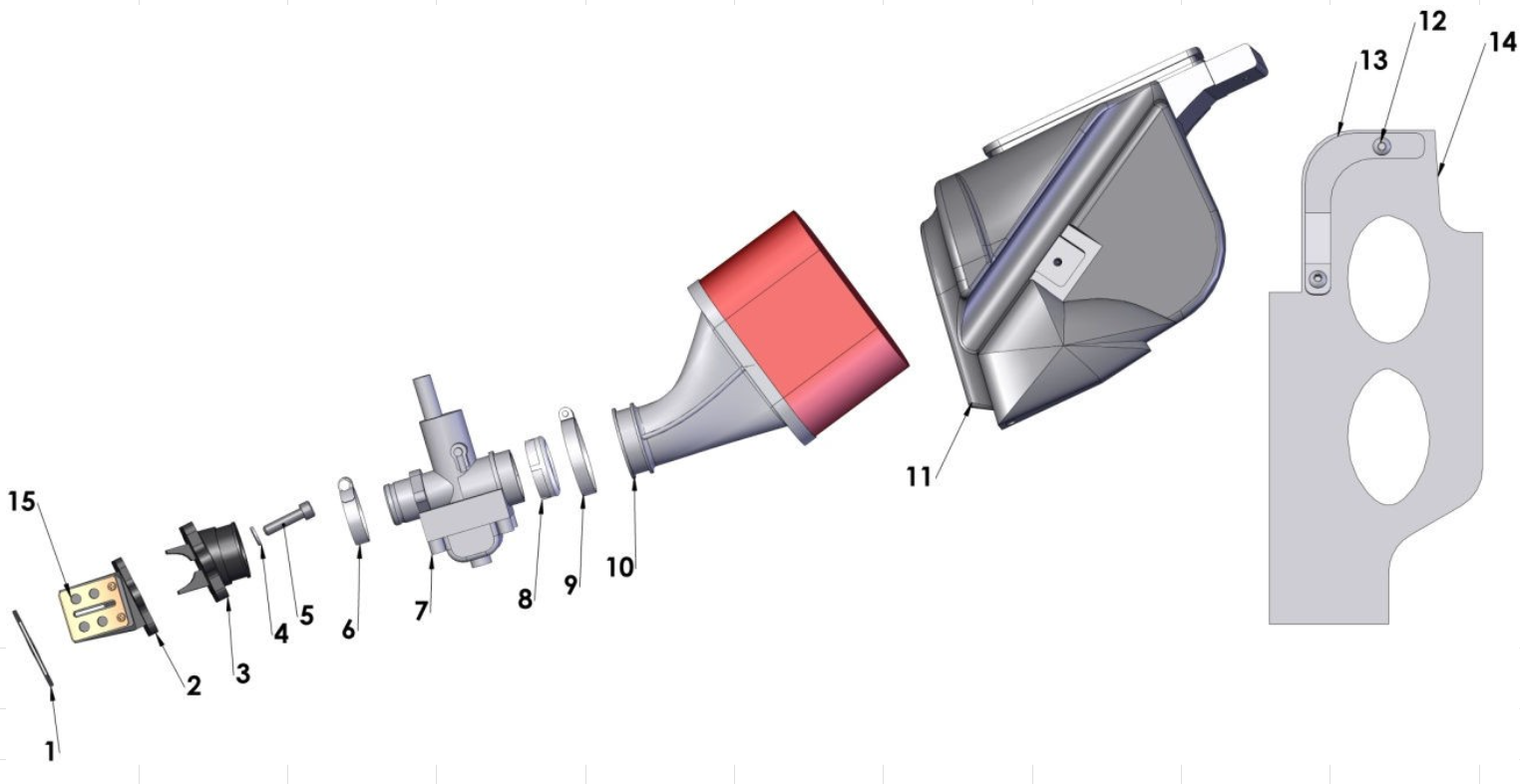 2015 Cobra 50JR Parts – Airbox and Inlet System