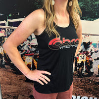 Womens Cobra Moto Tank-Black