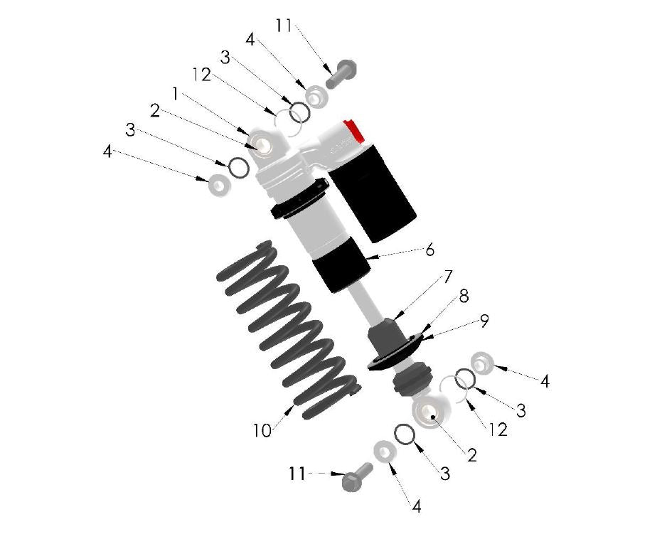 SHOCK SPRING 2.9 KG/MM GREEN