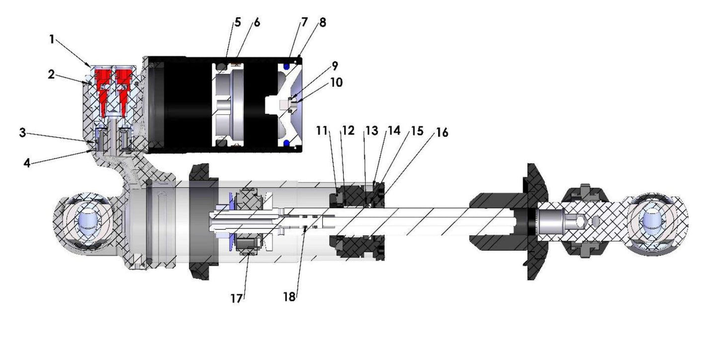 BUSHING - SHOCK SHAFT - CARD