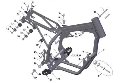 BUSHING-REAR TANK MOUNTING